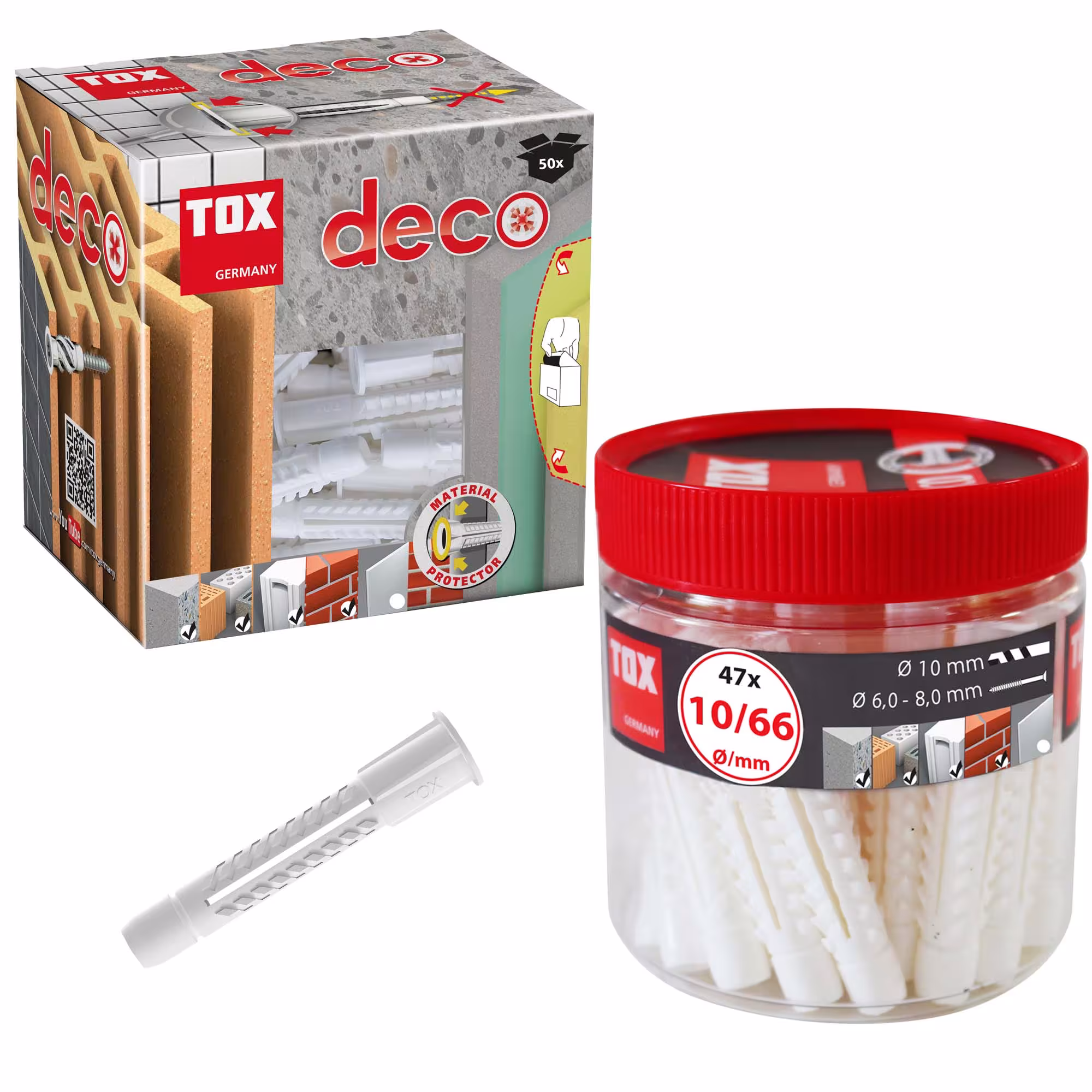 Allzweckdübel Deco von TOX Allzweckdübel Deco aus der Kategorie Kunststoffdübel & Spreizdübel