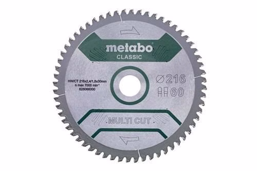 Primary Image 2213901 Kreissägeblatt multi cut classic Durchmesser 216xDicke 2,4xBohrung30 mm Zähne 60 HW/CT FZ/TZ