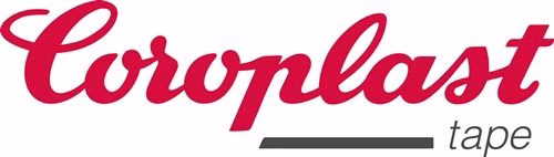 Logo 4054999 Ruban adhésif textile jaune 800, longueur 25 m, largeur 15 mm, rouleau COROPLAST
