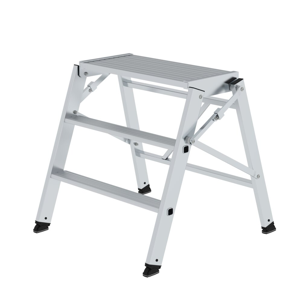 Munk Klapppodest einseitig begehbar 2 Stufen + Plattform von Günzburger Steigtechnik Munk Klapppodest einseitig begehbar aus der Kategorie Podesttreppen mit der Artikelnr. 050006, Moebel, Stuhl, Schreibtisch, Tabelle