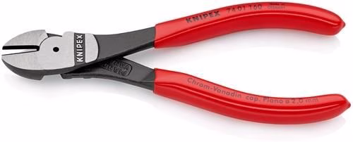 Detailbild 3988672 Kraftseitenschneider Länge 160mm poliert Form 0 Kunststoff-Überzug KNIPEX
