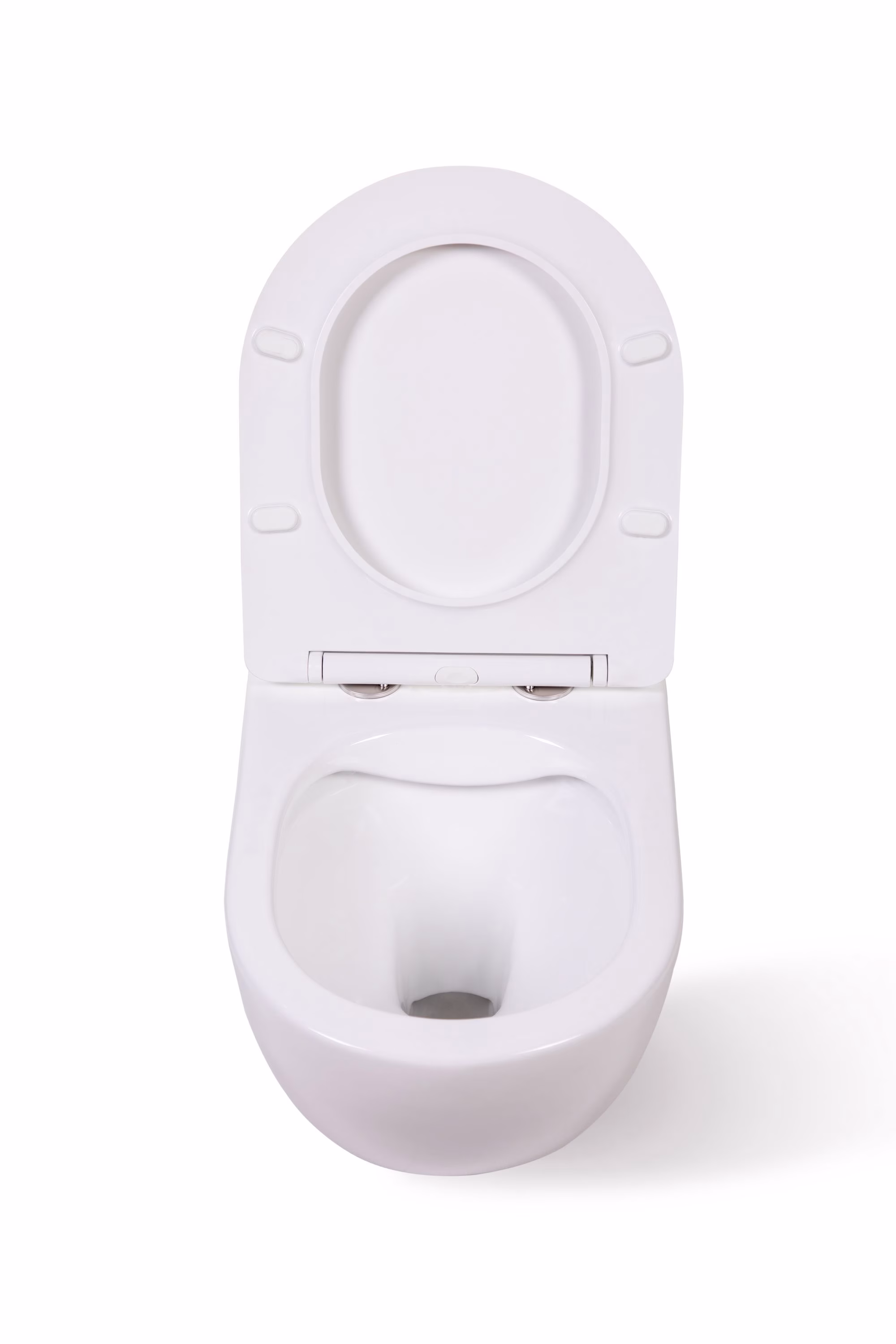 sanicomfort Wand WC Set Aliki, spülrandlos,Tiefspüler inkl. WC Sitz, weiß