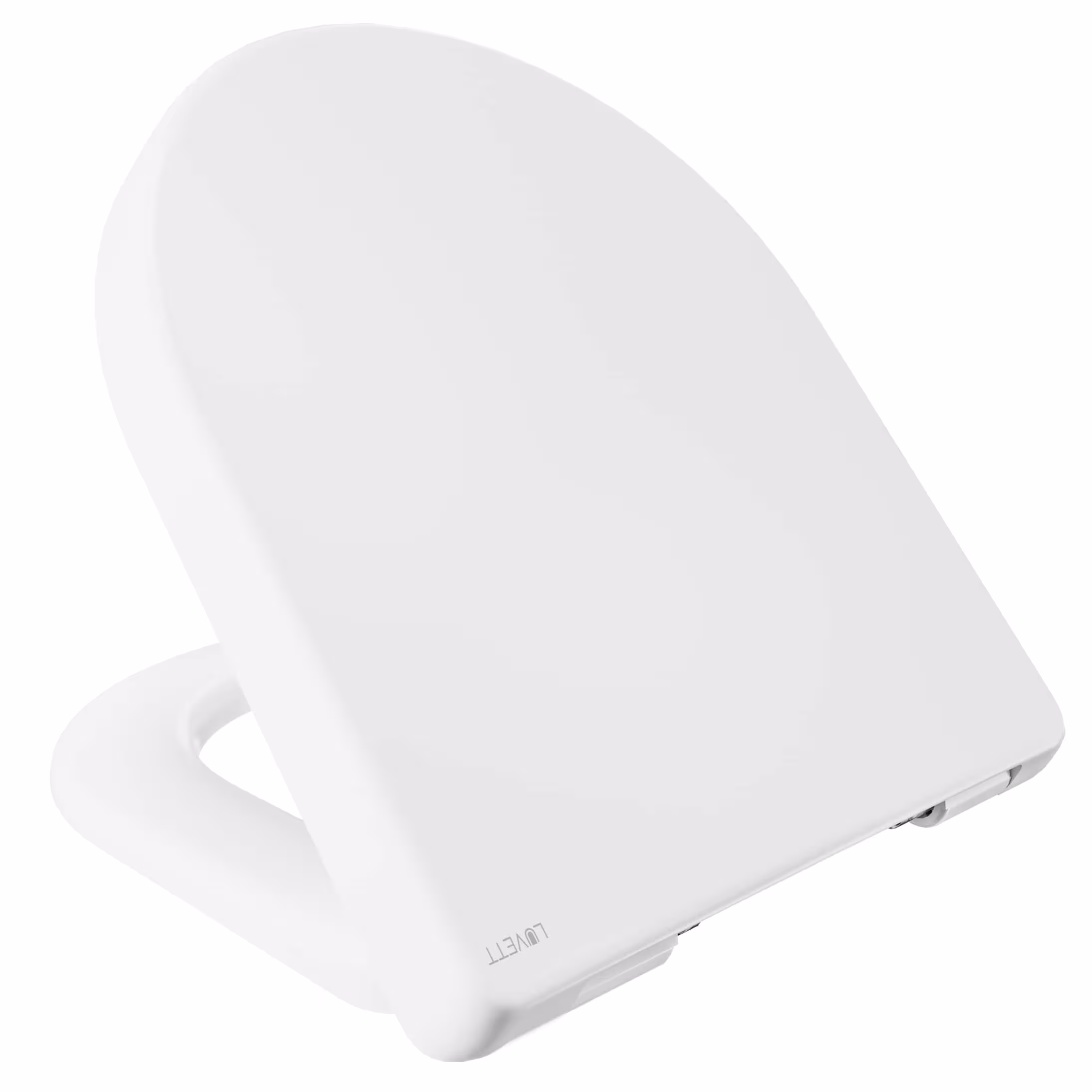Kompakter WC-Sitz D700 Weiß D-Form mit Absenkautomatik u.a. ME by Starck, Laufen Pro aus der Kategorie WC/Toiletten mit der Artikelnummer 536174