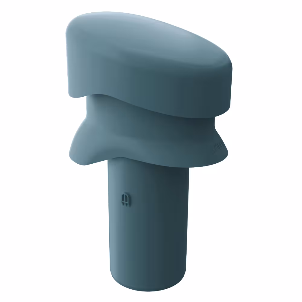 Venduct Be-/Entlüfterrohr kurz DN 110 dunkelgrau, mit Regenhaube von der Marke Klöber Venduct Be-/Entlüfterrohr kurz DN 110 mit Wetterkappe, Wellengitter Typ Farbe: Dunkelgrau (Klöber Standardfarbe) aus der Kategorie Steildachdurchgänge mit der Artikelnr. KE8026-3-0400