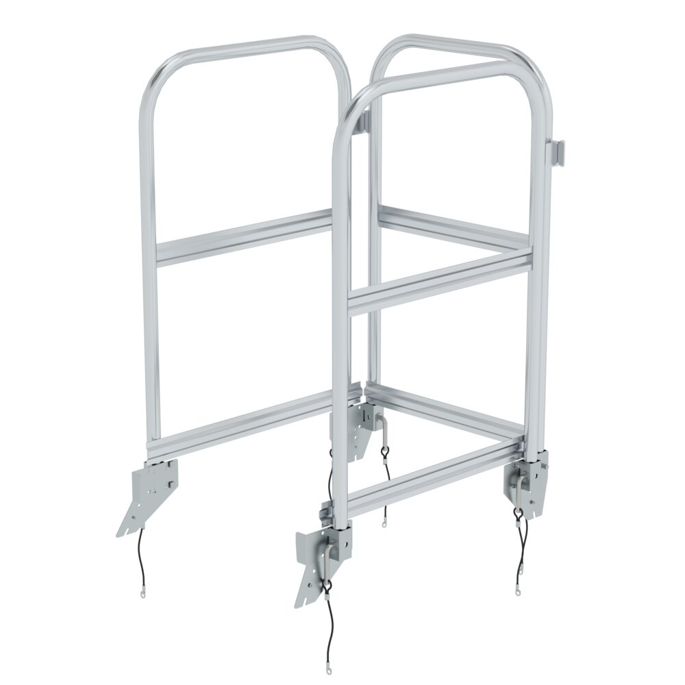 Produktbild (Abb. Ähnlich) 2179030 Munk Geländer steckbare Ausführung für Podesttreppen einseitig begehbar