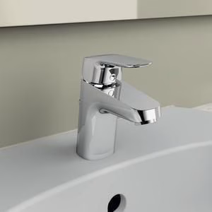 Detailbild 4039424 Ideal Standard Waschtischarmatur Ceraflex 5 l/min BlueStart mit Ablaufgarnitur Ausladung 101 mm chrom
