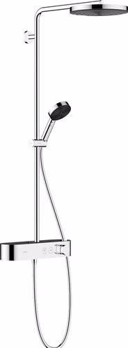 Hansgrohe Showerpipe PULSIFY 260 1jet mit Brausethermostat chrom von der Marke Dusch-Set`s/-Systeme/-Zubehör Hansgrohe Showerpipe PULSIFY 260 1jet mit Brausethermostat chrom aus der Kategorie Dusch-Set`s/-Systeme/-Zubehör mit der Teilenummer 6000698706