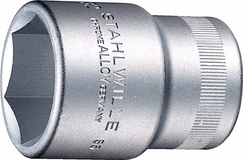 Inserto per chiave a bussola a 6 punte da 55 3/4 pollici, misura chiave 19 mm, lunghezza 50 mm, di Stahlwille Inserto per chiave a bussola STAHLWILLE da 55 mm della categoria di chiavi a bussola da 3/4", codice articolo 4000826449