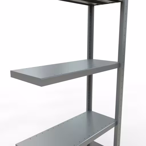 Abbildung Nr 13 des Artikels Anbauregal, Fachbodenregal Stecksystem MULTIplus250, 2000 x 750 x 300 mm (HxBxT), 5 Fachböden, Längenriegel, verzinkt aus der Produktgruppe Stecksystem von der Marke Schulte Lagertechnik