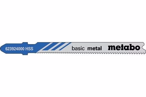 Stichsägeblätter basic metal HSS gefräst gewellt mit Eintauchspitze 5 Stück METABO aus der Kategorie Stichsägeblatt mit der Teilenummer 8000066674
