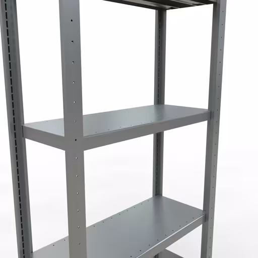Abbildung Nr 14 des Artikels Grundregal, Fachbodenregal Stecksystem MULTIplus250, 2000 x 750 x 300 mm (HxBxT), 5 Fachböden, Längenriegel, verzinkt aus der Produktgruppe Stecksystem von der Marke Schulte Lagertechnik