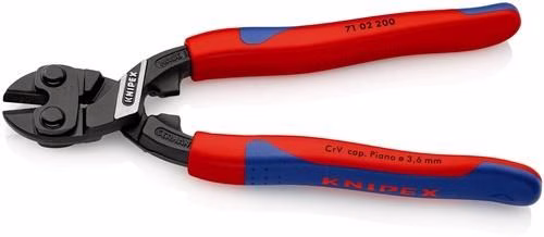 Kompaktbolzenschneider CoBolt Länge 200mm Mehrkomponenten-Hülle gerade Form 0 ohne Aussparung KNIPEX
