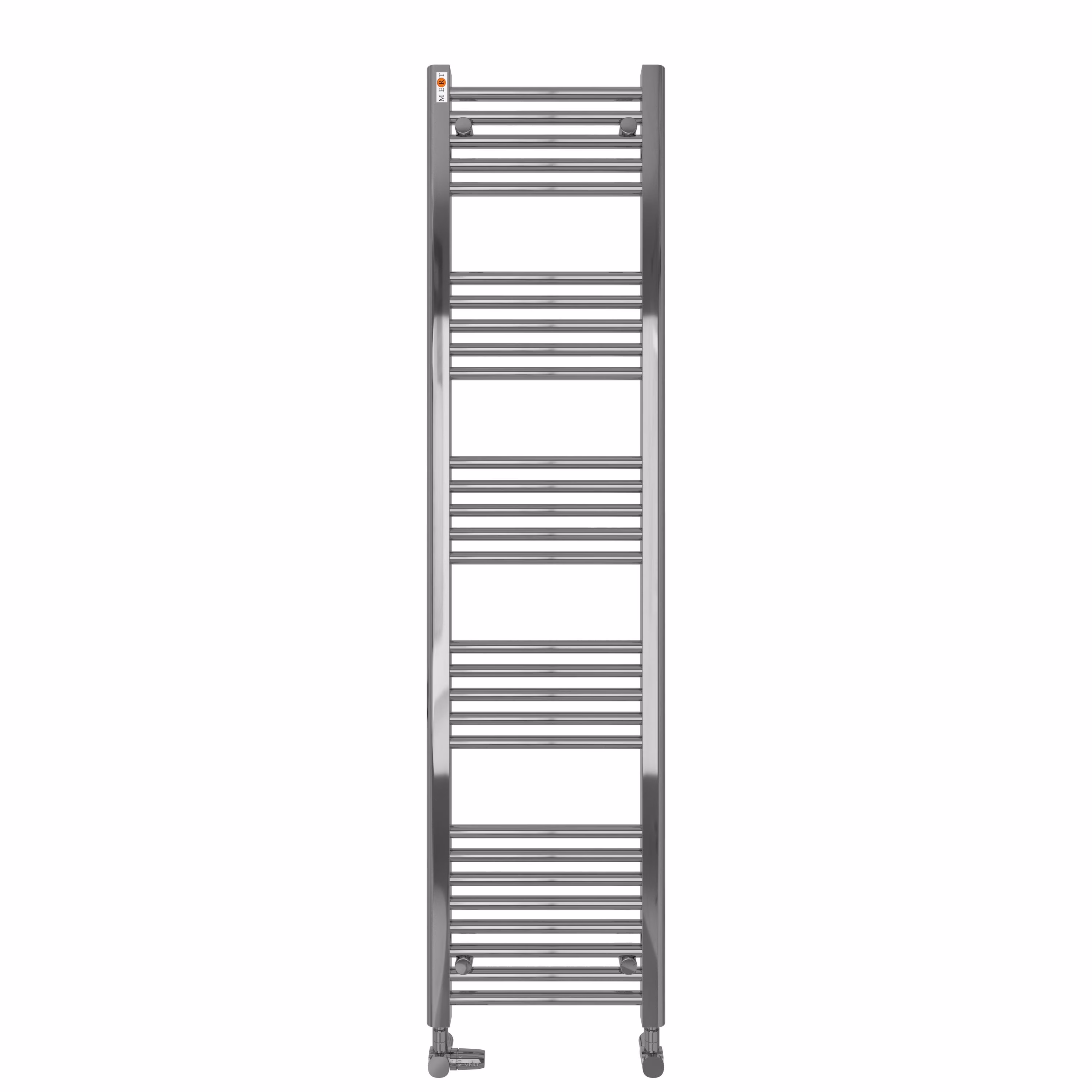 MERT Austausch Badheizkörper S, Chrom gerade, 400x1600mm, Standard re/li Anschluss