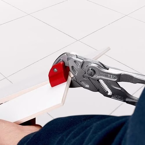 Detailbild 4081316 Fliesenlochzange Länge 250 mm CV-Stahl Griff Kunststoff-Überzug KNIPEX