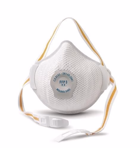 Atemschutzmaske AIR Plus 340501 FFP3/V R D mit Ausatemventil MOLDEX von der Marke Moldex Atemschutzmaske AIR Plus 340501 FFP3/V R D mit Ausatemventil MOLDEX aus der Kategorie Atemschutzmasken und Filter mit der Teilenummer 4000370709