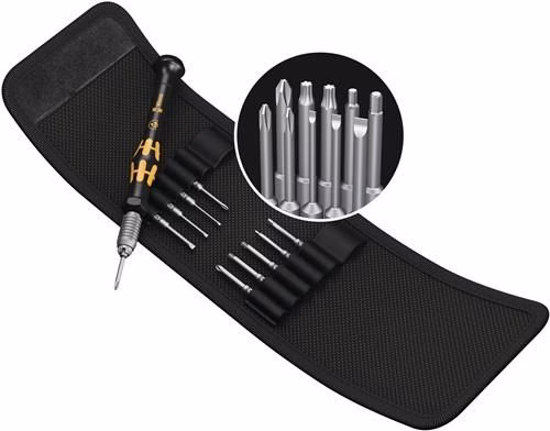 Jeu de tournevis de précision Wera KK Micro-Set ESD/11 (11 pièces) WERA KK Micro-Set ESD/11, coffret de 11 tournevis de précision de la catégorie Tournevis pour l'électronique et la mécanique de précision, référence 4000828012