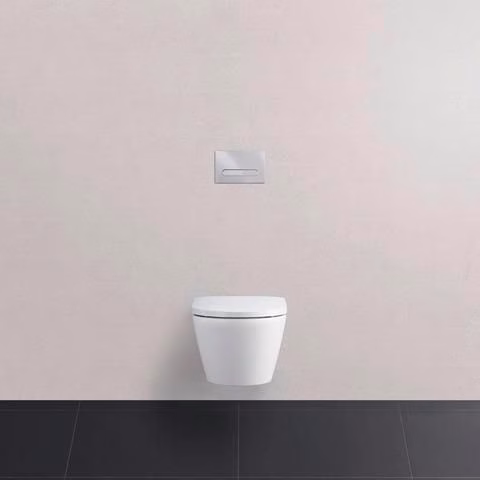 Detailbild 4018675 Duravit Wand-WC Set 540 mm D-Neo Weiß, Tiefspüler rimless, WC-Sitz mit Absenkautomatik, inklusive Durafix