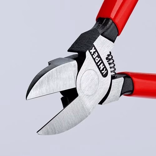 Detailbild 3997796 Seitenschneider für Kunststoffe Länge 140mm Kopf poliert gerade Kunststoff-Überzug KNIPEX