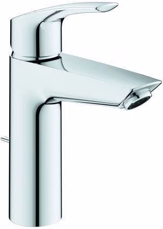 GROHE Einhebel-Waschtischbatterie Eurosmart 23322_3 M-Size mit Zugstangen-Ablaufgarnitur chrom von der Marke Grohe GROHE Einhand-Waschtischmischer 1/2 Zoll M-Size mit Zugstangen-Ablaufgarnitur GROHE aus der Kategorie Waschtischarmaturen mit der Teilenummer 6000649942