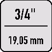 Piktogramm 4085580 Kernbohrersatz Best Of 8-teilig Durchmesser 12-22mm HSS Schnitt-Tiefe 25mm Weldon FEIN