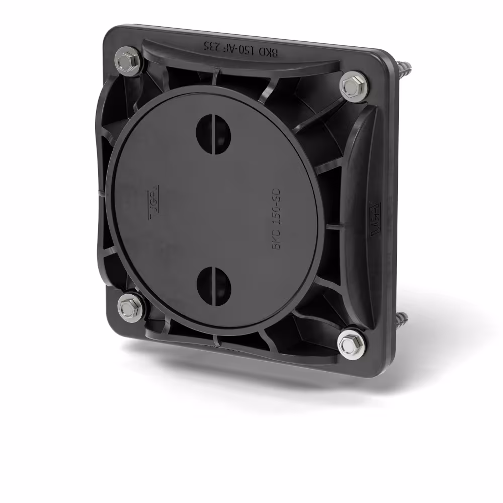 Zusatzbild des Artikels Aufbau-Flansch BKD150-AF-235/BE-A4 Edelstahl V4A Zusatzbild des Artikels Aufbau-Flansch BKD150-AF-235/BE-A4 Edelstahl V4A aus Kabelschutz