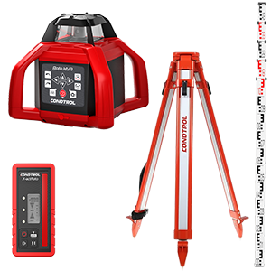 Professioneller Roto HVR SET, H+V Rotationslaser mit ROTEM Laserstrahl aus der Kategorie Rotationslaser mit der Teilenummer 7-2-094