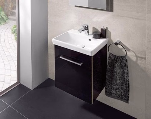 Handwaschbecken Avento 450 x 370 mm, mit Überlauf weiß Alpin weiß VILLEROY & BOCH