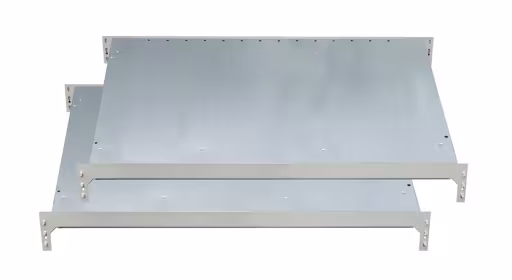 Zusatzebene für Doppel-Kanbanregal MULTIplus150, 1000 x 2x600, verzinkt, ohne Trenn- und Seitenführungen von der Marke Schulte Lagertechnik aus der Produktreihe Fachbodenregale