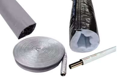 Schutzschlauch PE & Vlies Aluminium, Spule, Spirale