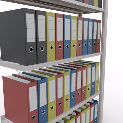 Abbildung Nr 9 des Artikels Anbauregal, Büro-Fachbodenregal Stecksystem MULTIplus85, 1800 x 1000 x 300 mm (HxBxT), 5 Fachböden, Kreuzstrebe, mit Anschlagleiste, lichtgrau aus der Produktgruppe Büroregale von der Marke Schulte Lagertechnik