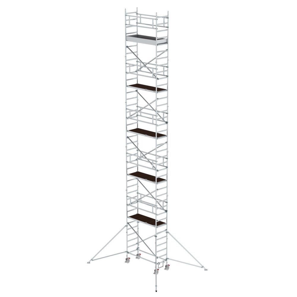 Munk Rollgerüst 0,75 x 1,80 m mit Ausleger Plattformhöhe 10,35 m von Günzburger Steigtechnik Munk Rollgerüst 0,75 x 1,80 m mit Ausleger aus der Kategorie Rollgerüste mit der Artikelnr. 154046, Baugewerbe, Gerüste