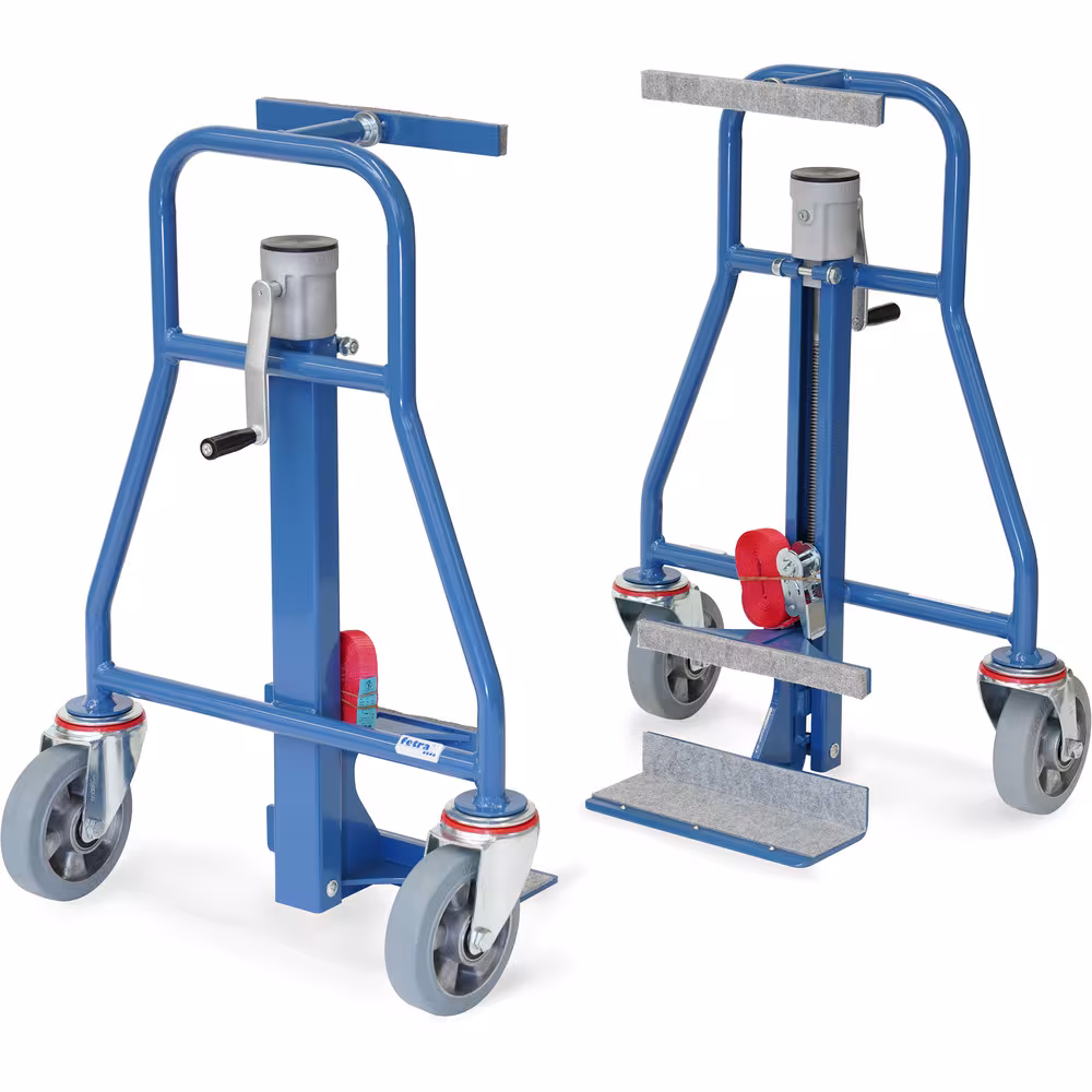 Möbelhubroller 6980 mit Hand-Spindelwinde für den sicheren 1-Mann-Transport von Schränken von der Marke Fetra aus der Produktreihe Transportsysteme