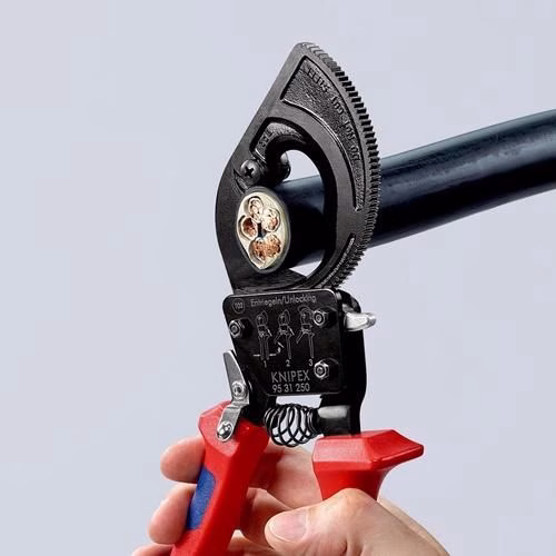 Kabelschneider Gesamtlänge 250 mm maximal 32 (240 mm²) mm Mehrkomponenten-Hüllen KNIPEX