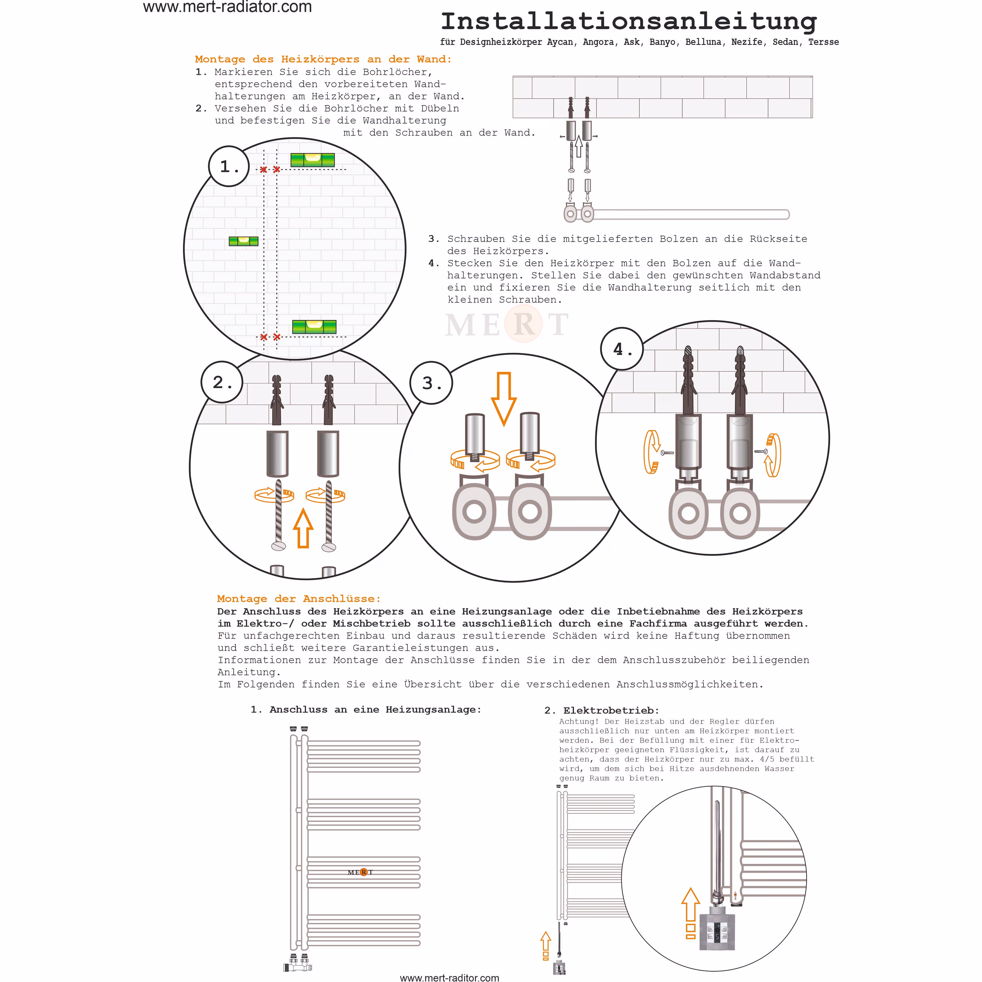 Ohne Text 3867363 Mert Design Badheizkörper Modell Metire, Schwarz, 500x1150 mm