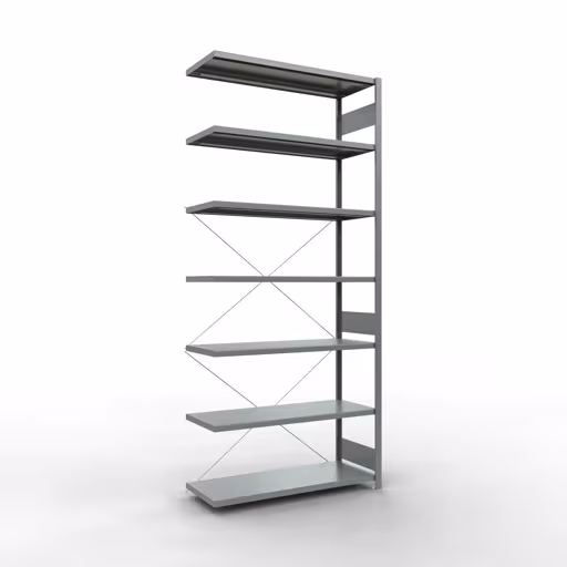 Abbildung Nr 7 des Artikels Stecksystem Anbauregal 3000x1300x500 mm, Typ 250 kg, verzinkt aus der Produktgruppe Stecksystem von der Marke Schulte Lagertechnik