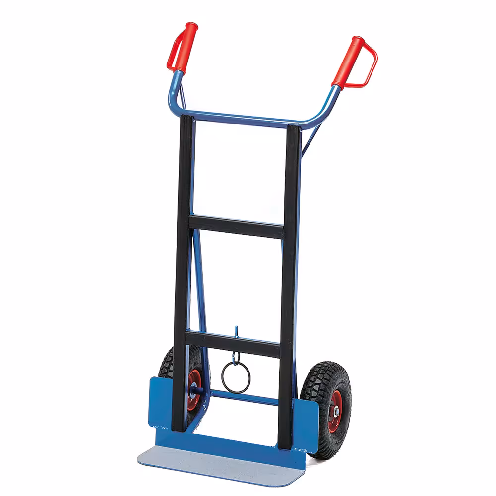 Gerätekarre 11040 pulverbeschichtet blau RAL 5007, zum Transport von Öfen, Kühlschränken, Waschautomaten von der Marke Fetra aus der Produktreihe Transportsysteme