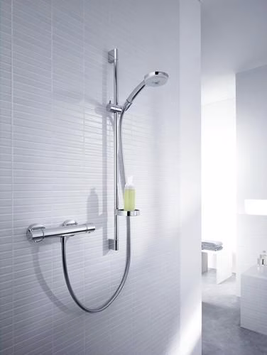 Detailbild 4026774 Hansgrohe Brausekombi CROMA 100 ECOSTAT 1001 SL Brausestange Unica C 900 mm chrom