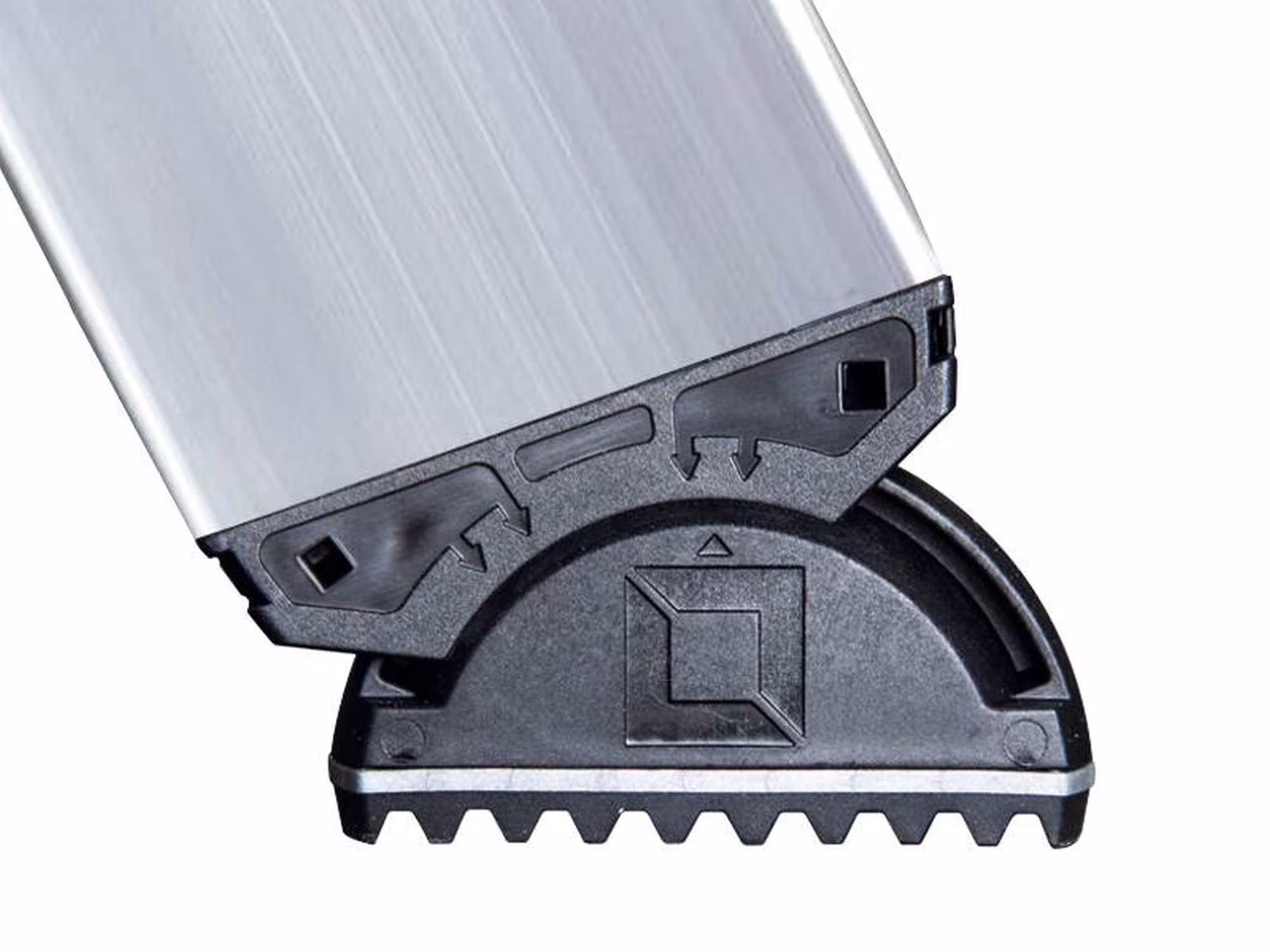 Zusatzbild des Artikel Stufen-Stehleiter 250 kg beidseitig begehbar mit clip-step R13 2x3 Stufen aus der Kategorie Stehleitern