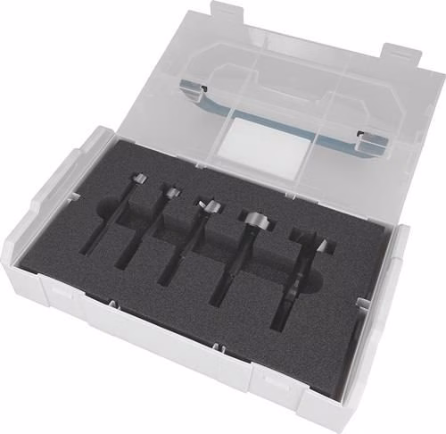 Set di punte Forstner 0394, 5 pezzi, diametri 15, 20, 25, 30, 35 mm, HELLER, dalla categoria punte per legno, codice articolo 4000863503