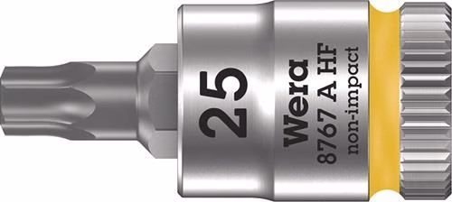 Inzetstuk voor dopsleutel 8767 A met TORX® 1/4 inch WERA-vergrendelingsfunctie uit de categorie dopsleutelassortiment 1/4" met artikelnummer 8000378018