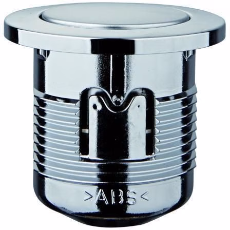 Drukknop/rozet voor opbouwkeramische stortbakken, mat chroom/chroom, GROHE, uit de categorie Stortbakken en drukplaten, artikelnummer 6000502732