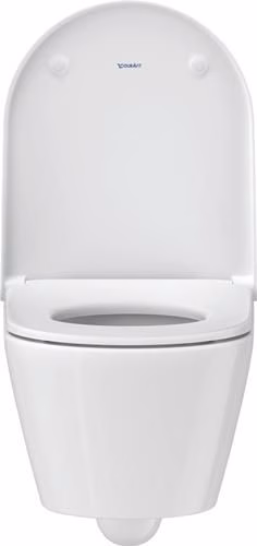 Detailbild 4018685 Duravit Wand-WC Set 540 mm D-Neo Weiß, Tiefspüler rimless, WC-Sitz mit Absenkautomatik, inklusive Durafix