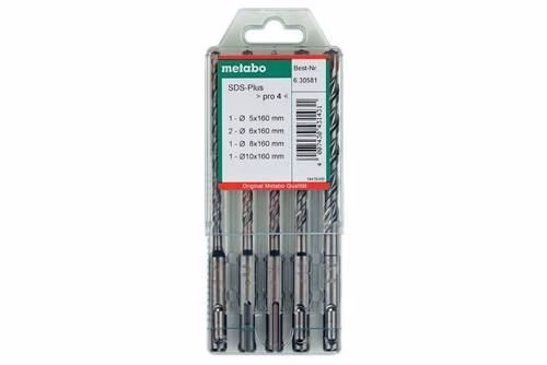Hammerbohrersatz SDS-plus Pro 4 5-teilig SDS-plus Kunststoff-Kassette METABO von der Marke Metabo Hammerbohrer-Satz SDS-plus Pro 4 METABO aus der Kategorie Hammerbohrer mit der Teilenummer 8000064908