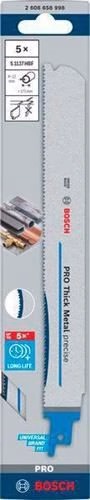 Detailbild 4075546 Lame de scie sabre PRO Thick Metal precise S1137HBF Longueur 225 mm Largeur 25 mm 5 pièces / carte