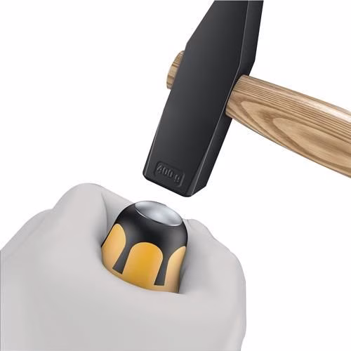 Tournevis 918 SPZ PZD 1, longueur de lame 80 mm, manche en acier 2K, lame/base en acier 6KT, capuchon de frappe WERA