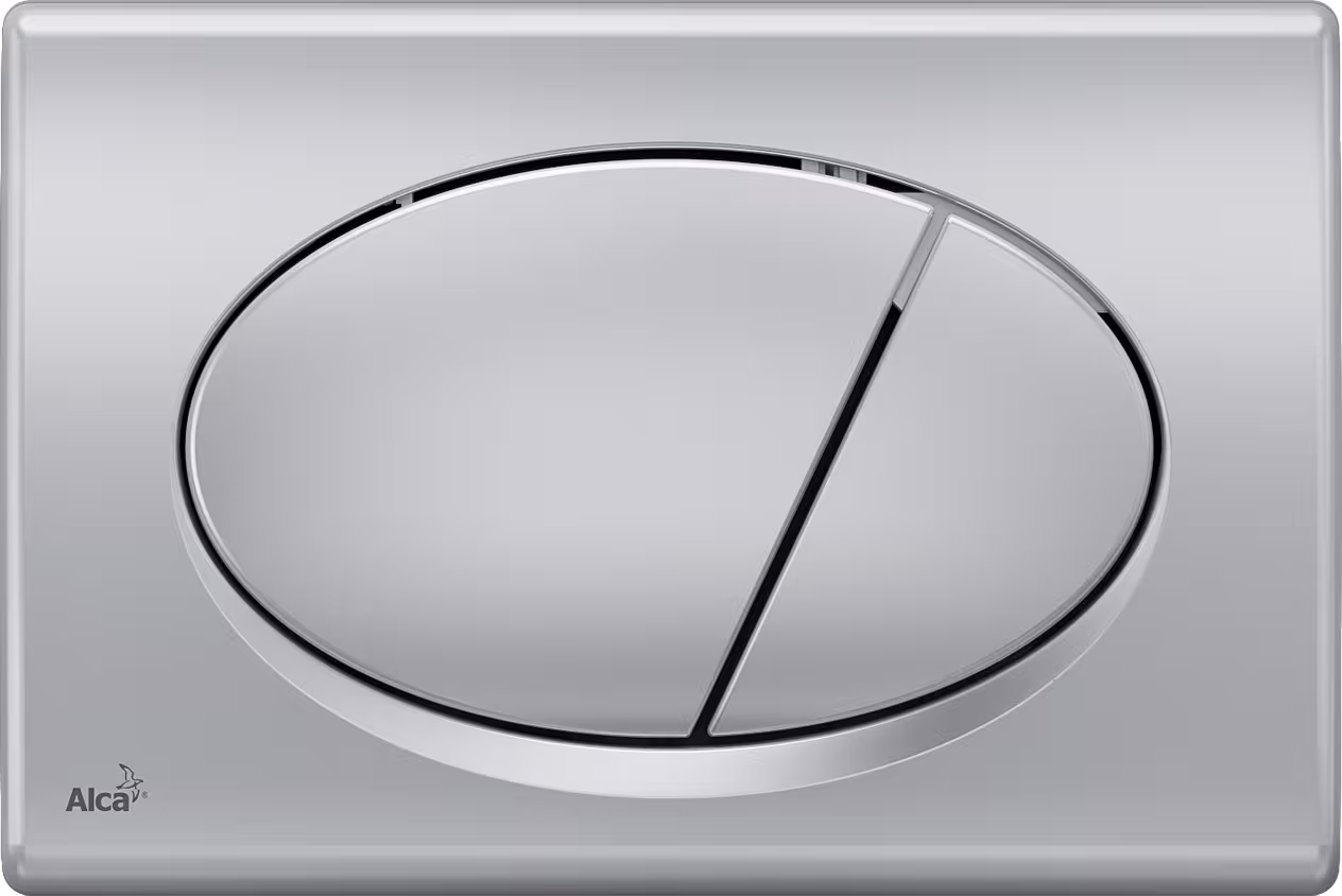 Betätigungsplatte | Drückerplatte für WC Spülkasten | Serie M7x Farbe chrom-matt von der Marke AlcaPlast Drückerplatte für WC Spülkasten Serie M7x Typ Farbe: chrom-matt aus der Kategorie WC/Toiletten mit der Artikelnr. M72