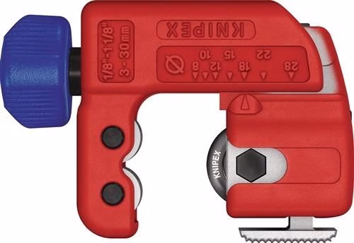 Rohrabschneider TubiX® S 3–30 mm 77 mm KNIPEX von der Marke Knipex Rohrabschneider TubiX® S 3–30 mm 77 mm KNIPEX aus der Kategorie Rohrabschneider mit der Teilenummer 8004039099