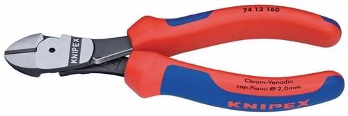 Kraftseitenschneider poliert Form 1 Mehrkomponenten-Hüllen KNIPEX von Knipex Kraftseitenschneider poliert Form 1 Mehrkomponenten-Hüllen KNIPEX aus der Kategorie Seitenschneider