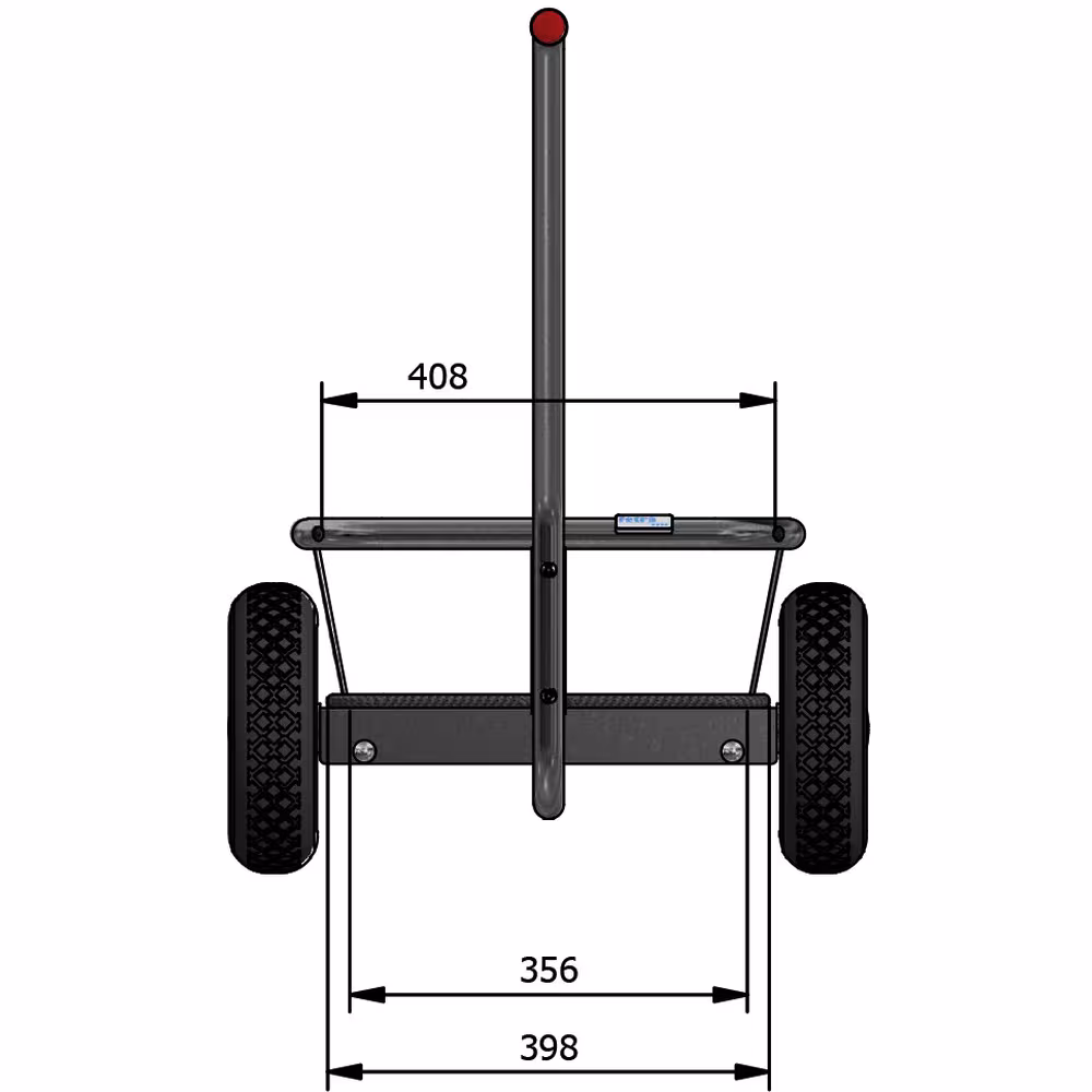 Zusatzbild des Artikel Handwagen 6091L - Lufträder Ø260 mm aus der Kategorie Handwagen/Pritschenwagen