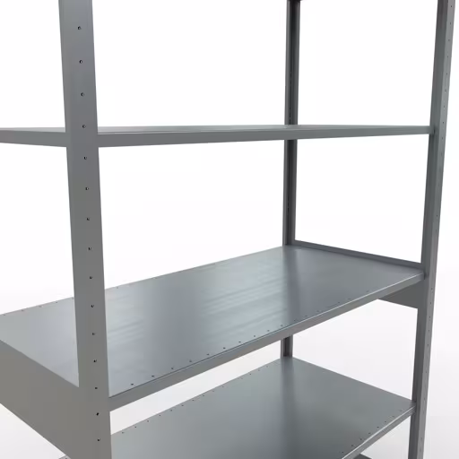 Grundregal, Fachbodenregal Stecksystem MULTIplus150, 2500 x 1300 x 600 mm (HxBxT), 6 Fachböden, Längenriegel, verzinkt aus der Kategorie Grundregal mit der GTIN 4004514280893 Grundregal, Fachbodenregal Stecksystem MULTIplus150, 2500 x 1300 x 600 mm (HxBxT), 6 Fachböden, Längenriegel, verzinkt von der Marke Schulte Lagertechnik aus der Produktreihe Stecksystem